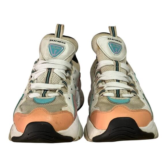 Skechers D'Lites 3.0 Zenway Pastel Sneakers Womens Size 11 Multicolor - Picture 2 of 8